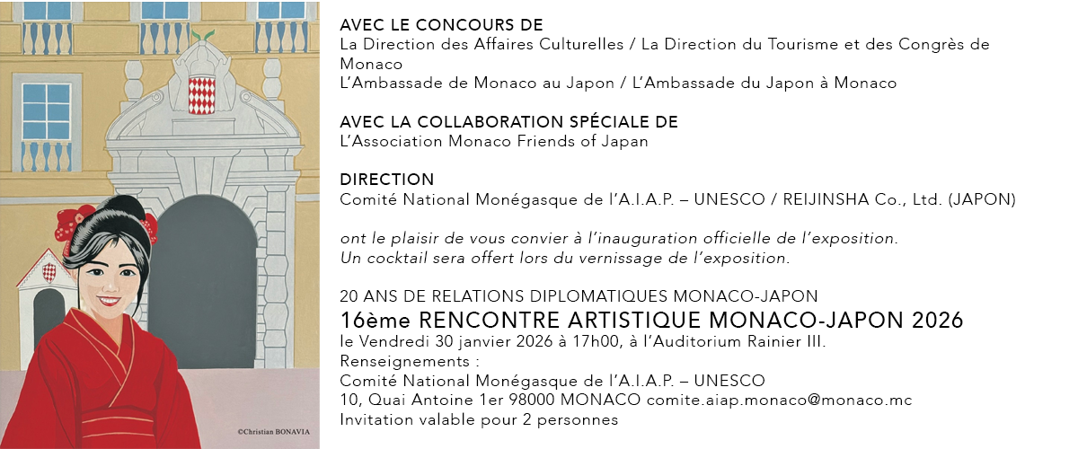 2026-02-01 Japon-Monaco Slide French Elena Papernaya To Exhibit at the 16th Monaco-Japan Artistic Meeting 2026